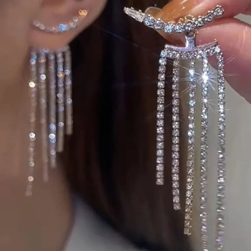 Earrings for Women Silver Color.